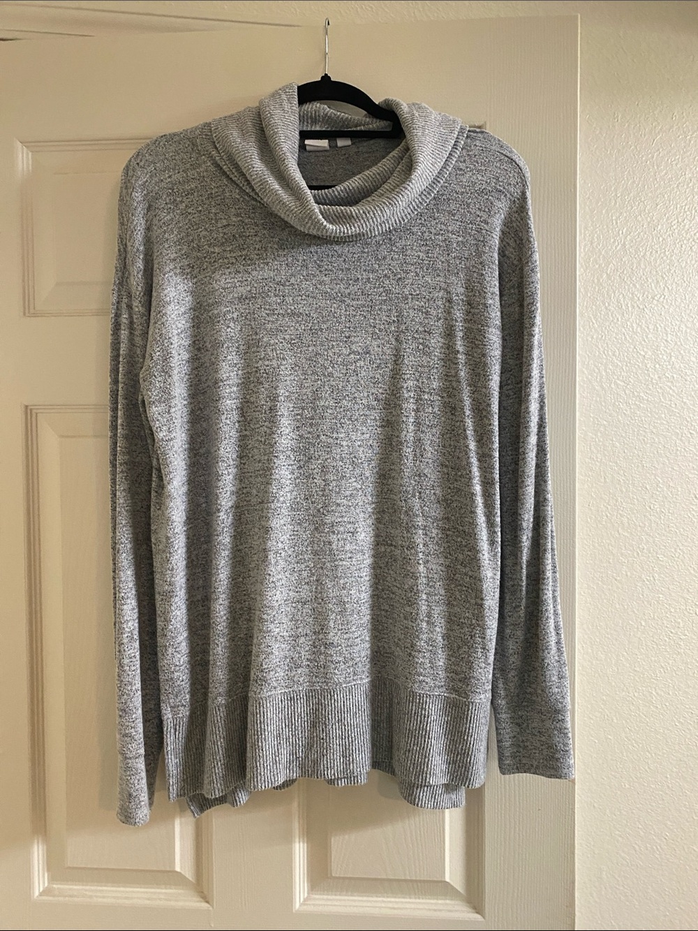 GAP Light Gray Cowl Neck Sweater